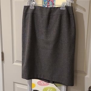 12P gray pencil skirt